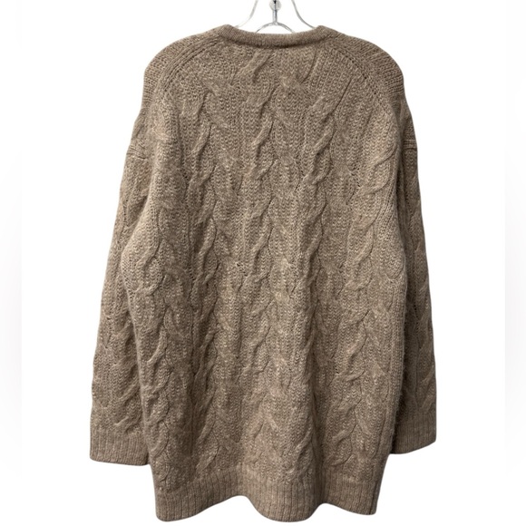 Theory Alpaca Cable Knit Cardigan - Picture 3 of 7